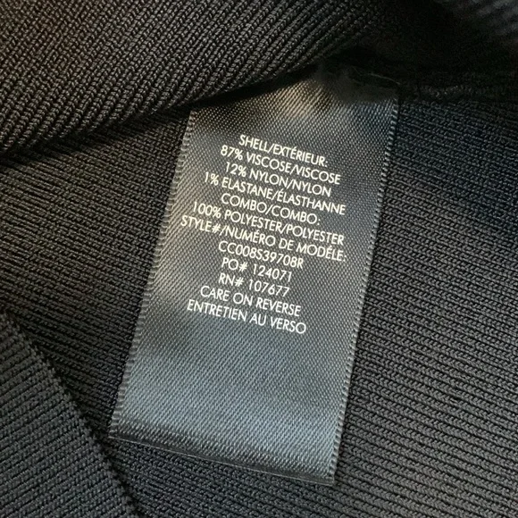 Alice + Olivia Black Sheer Sleeve Blouse - Picture 10 of 10